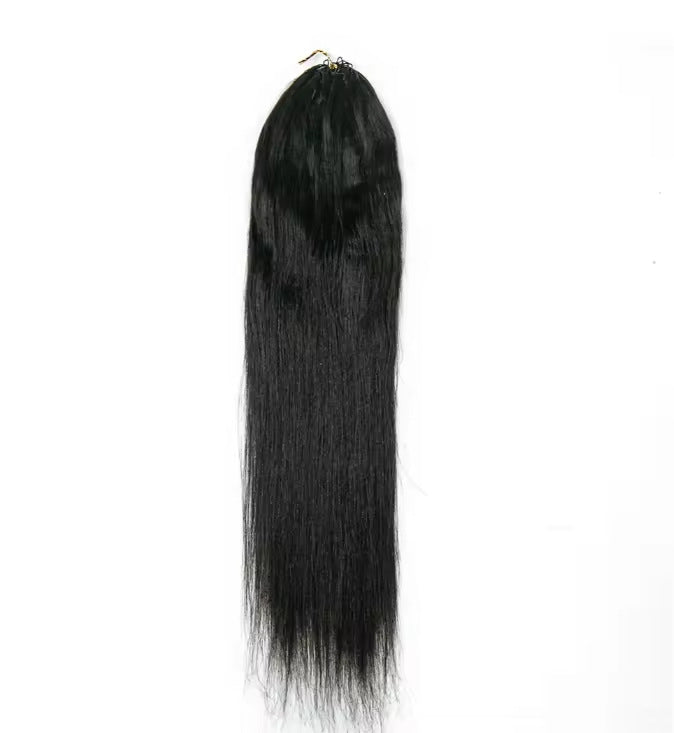 Feder-Häkelzöpfe Echthaar-Extensions