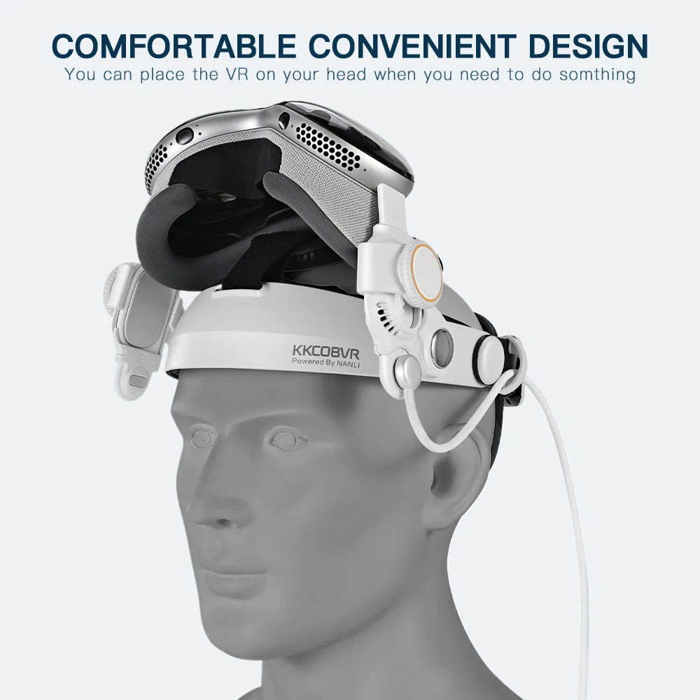 KKCOBVR VP1 Compatible With Vision Pro, Halo Strap Balance Weight, Comfort Accessories