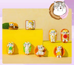 Original Mofusand Pop Bean Cute Doll Series PVC Blind Bag & Box Wholesale Cat Mini Grain Ornaments Gift Ship From Overseas