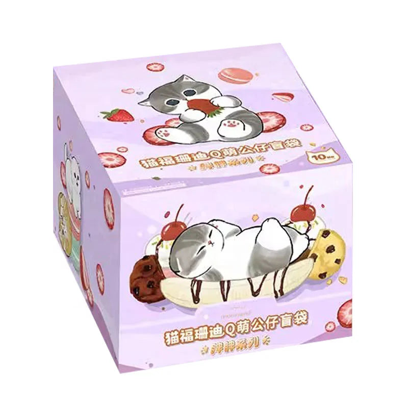 Original Mofusand Pop Bean Cute Doll Series PVC Blind Bag & Box Wholesale Cat Mini Grain Ornaments Gift Ship From Overseas