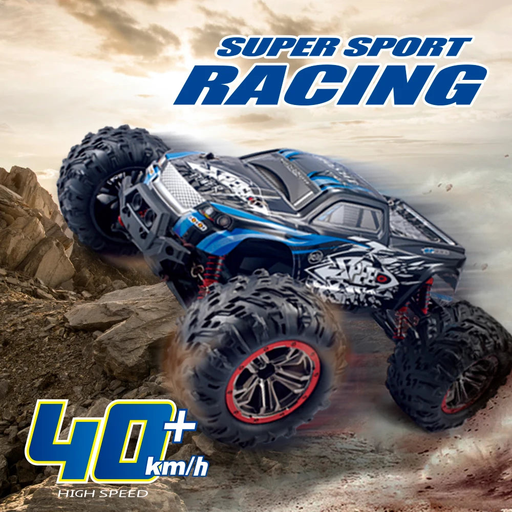 HOSHI N516 2.4G 1:10 Scale High Speed Rock Crawler Off-Road Racing Car 80M Range Remote Control Toys 2X Battery