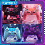 PlayVital for PS5 Controller Protection Cases Personalized Design Anti Slip Silicone Protective Cover Game Controller Accessory