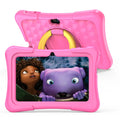 PRITOM Kids Tablet 7 Inch Android 13 32 GB WiFi Bluetooth Dual Camera Educational Software Installed with Proof Case