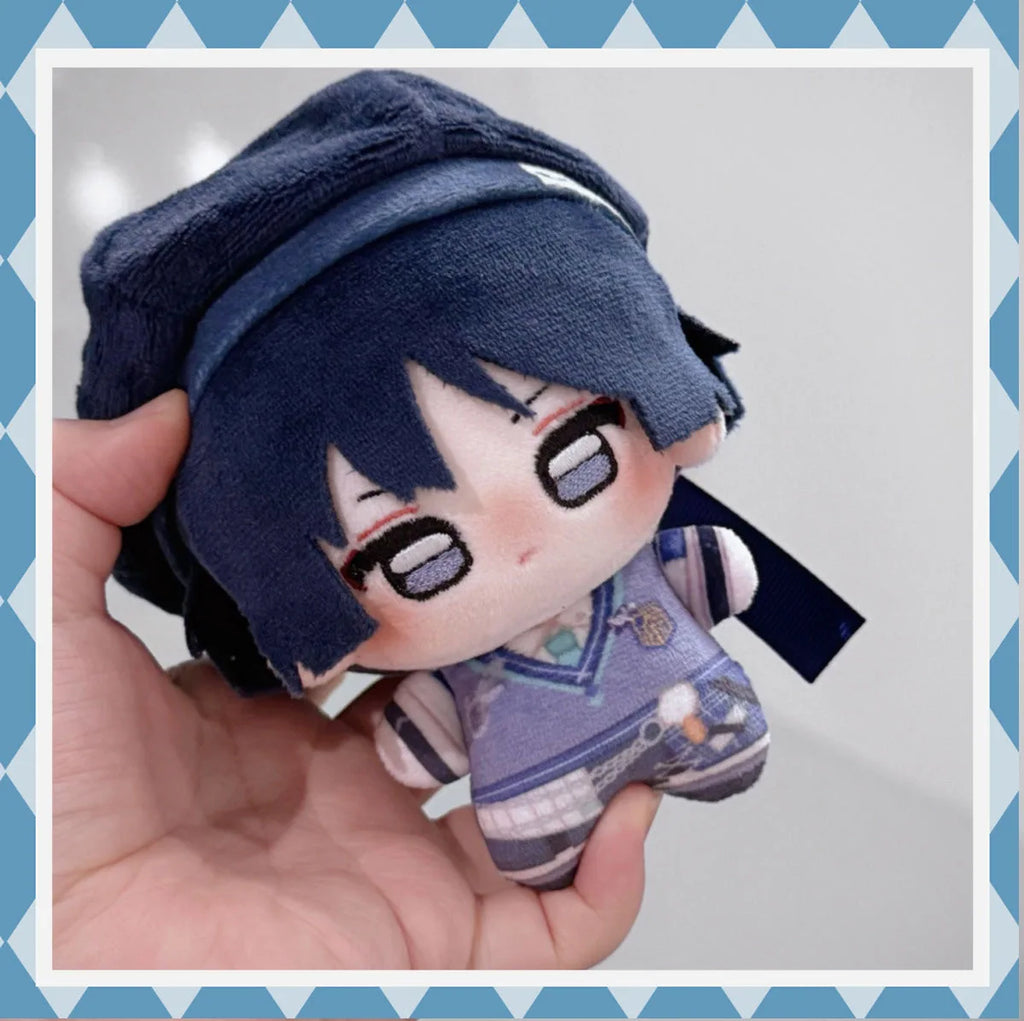 10cm Kawaii Genshin Impact Scaramouche Wanderer Starfish-Style Cotton Plush Toys Doll Cute Anime Keychain Pendant Gif Plushies