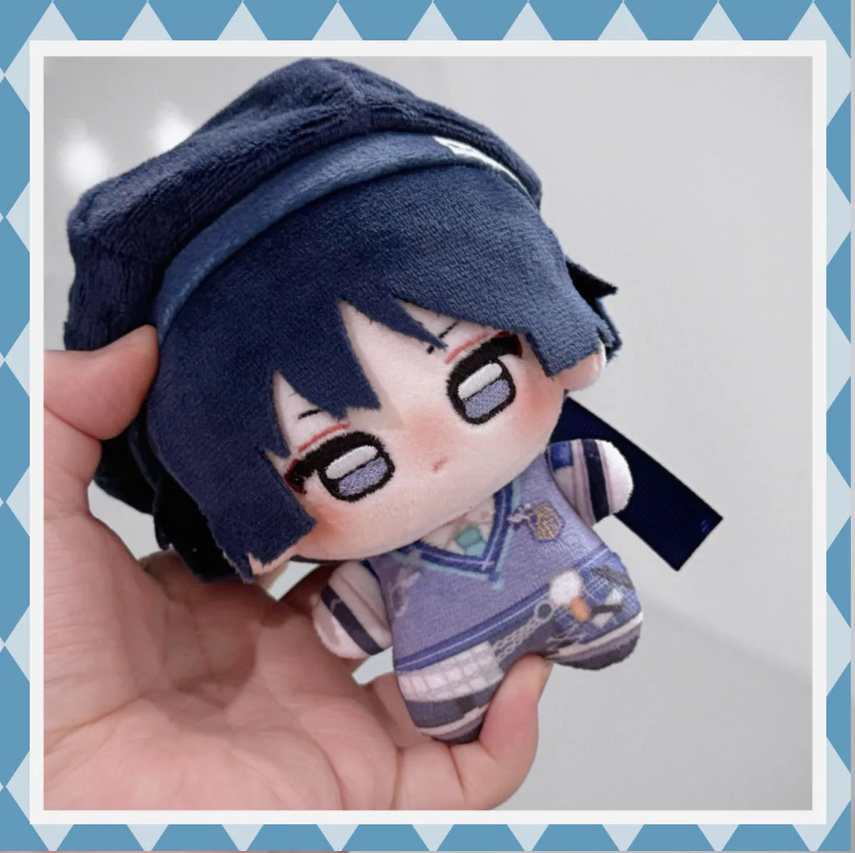 10cm Kawaii Genshin Impact Scaramouche Wanderer Starfish-Style Cotton Plush Toys Doll Cute Anime Keychain Pendant Gif Plushies