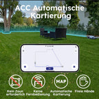 ANTHBOT Genie 600 AI Wireless Robotic Lawnmower, Max. 900 m², Full Frequency Band RTK + 4 Camera Vision Lawn Mower Robot