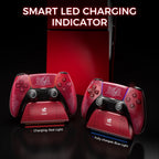 IINE CHARGING STATION FOR PS5 CONTROLLER/Anti-slip Design，LED Indicator，Overcharge Protection，Fast Charging