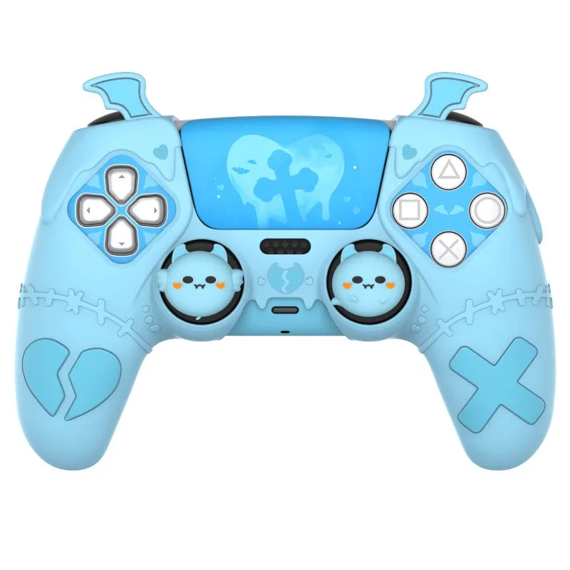 PlayVital for PS5 Controller Protection Cases Personalized Design Anti Slip Silicone Protective Cover Game Controller Accessory