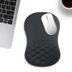 Ergonomic Wrist Rest Mouse Pad Comfortable Wrist Support Non-Slip High Elastic Memory Cotton Mousepad for PC Laptop Computer