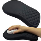 Ergonomic Wrist Rest Mouse Pad Comfortable Wrist Support Non-Slip High Elastic Memory Cotton Mousepad for PC Laptop Computer
