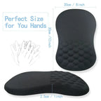 Ergonomic Wrist Rest Mouse Pad Comfortable Wrist Support Non-Slip High Elastic Memory Cotton Mousepad for PC Laptop Computer