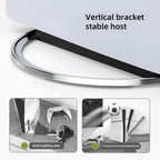 PS5 Host Bracket, Made of Sturdy and Durable Alloy Material, Anti Slip, Suitable for P5/P5 Pro/P5 Slim, P5 Accessories
