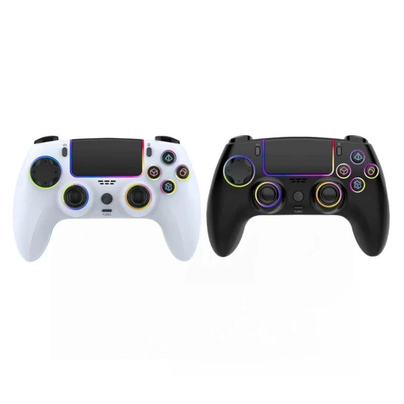PS5 Controller,Wireless Anti-Drift Gamepad,Dual Hall Joysticks&Triggers,Macro Back Buttons,1500mAh, RGB