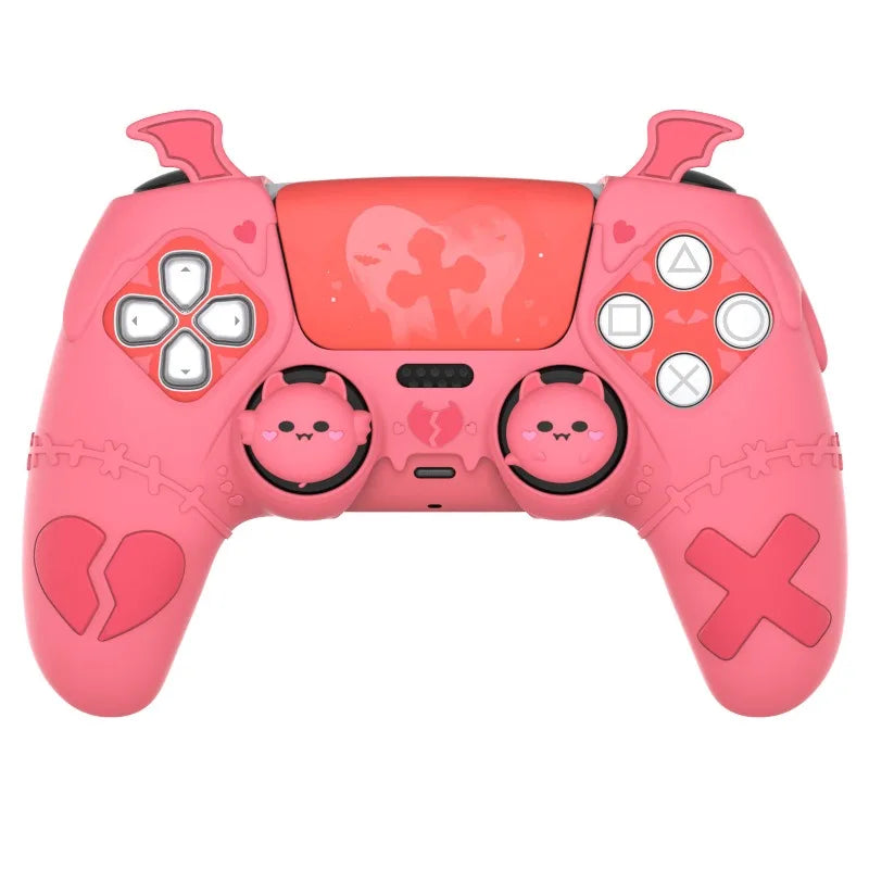 PlayVital for PS5 Controller Protection Cases Personalized Design Anti Slip Silicone Protective Cover Game Controller Accessory