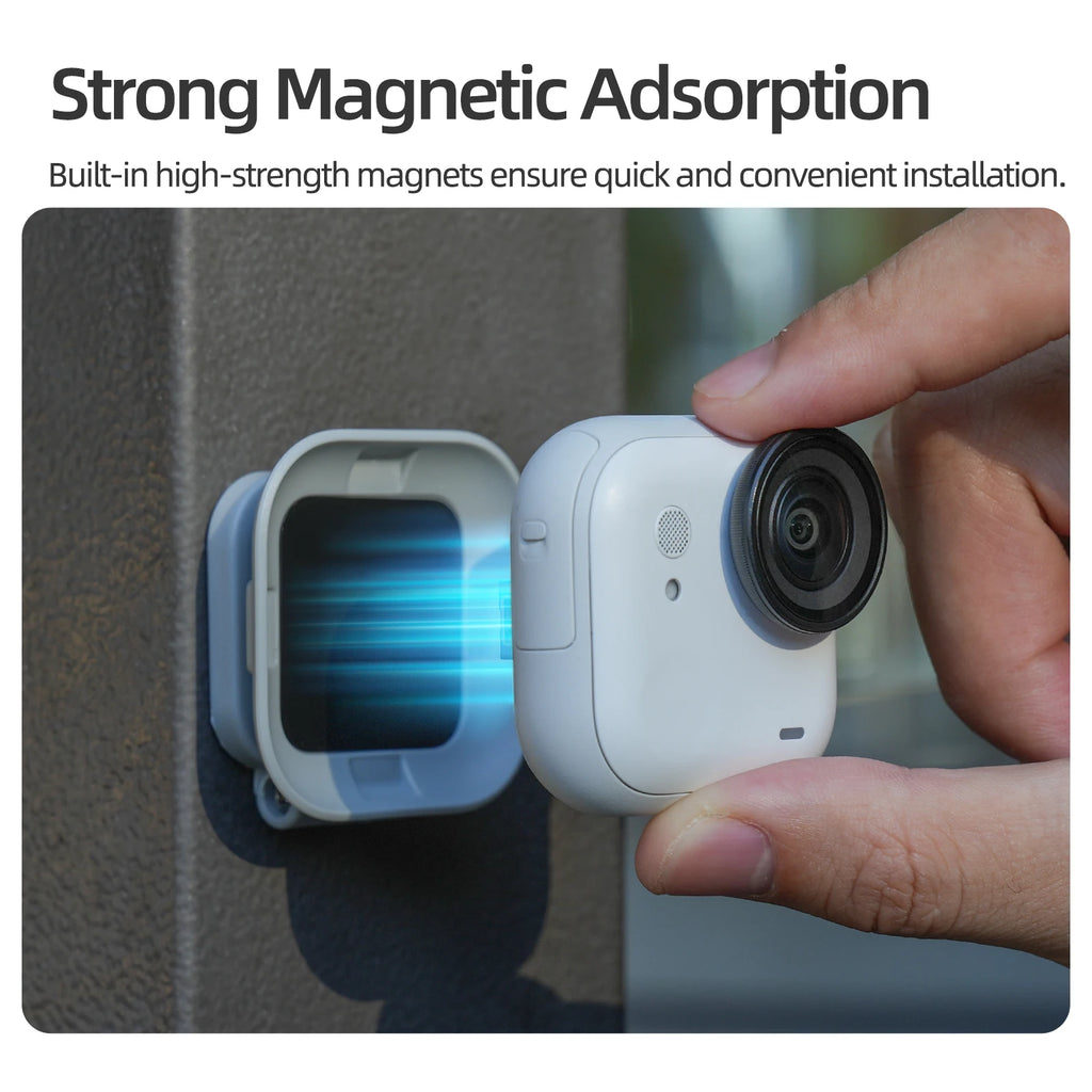 Multifunctional Magnetic Mount Base POV Holder Adjustable Angle Support For Insta 360 GO Ultra Action Camera Accessories