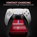 IINE CHARGING STATION FOR PS5 CONTROLLER/Anti-slip Design，LED Indicator，Overcharge Protection，Fast Charging