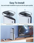 PS5 Host Bracket, Made of Sturdy and Durable Alloy Material, Anti Slip, Suitable for P5/P5 Pro/P5 Slim, P5 Accessories
