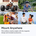 Original Insta360 GO 3S 4K Tiny Portable Vlogging Camera,Hands-Free POVs, Mount Anywhere, Stabilization, 10m Waterproof, Pet POV